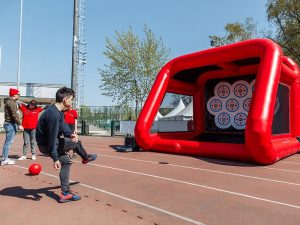 Открытие футбольной площадки на территории Олимпийского комплекса Лужники